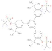 1,3,5-Tris[4-(trifluoromethanesulfonyloxy)-3-(trimethylsilyl)phenyl]benzene