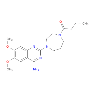 1-[4-(4-amino-6,7-dimethoxy-2-quinazolinyl)hexahydro-1H-1,4-diazepin-1-yl]-