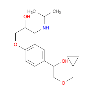 1-{4-[2-(cyclopropylmethoxy)-1-hydroxyethyl]phenoxy}-3-[(propan-2-yl)amino]propan-2-ol