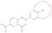 3,6,9,12,15-Pentaoxabicyclo[15.3.1]heneicosa-1(21),17,19-trien-21-ol, 19-[2-(2,4-dinitrophenyl)dia…