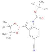 1-BOC-5-cyanoindole-3-boronic acid, pinacol ester
