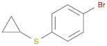 1-Bromo-4-cyclopropylthiobenzene
