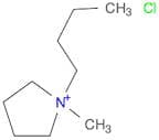 Pyrrolidinium, 1-​butyl-​1-​methyl-​, chloride (1:1)