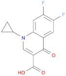 1-Cyclopropyl-6,7-difluoro-4-oxo-1,4-dihydroquinoline-3-carboxylic Acid