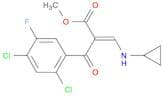 Methyl 3-(cyclopropylamino)-2-(2,4-dichloro-5-fluorobenzoyl)acrylate