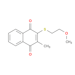 2-((2-Methoxyethyl)thio)-3-methylnaphthalene-1,4-dione