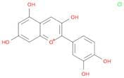 2-(3,4-Dihydroxyphenyl)-3,5,7-Trihydroxychromenylium Chloride
