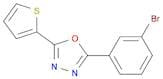 2-(3-Bromophenyl)-5-(thiophen-2-yl)-1,3,4-oxadiazole