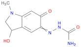 2-(3-Hydroxy-1-methyl-6-oxo-2,3-dihydro-1H-indol-5(6H)-ylidene)hydrazinecarboxamide