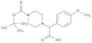 2-(4-[(tert-Butyl)oxycarbonyl]piperazinyl)-2-(4-methoxyphenyl)acetic acid