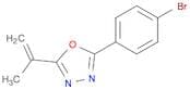 2-(4-Bromophenyl)-5-(prop-1-en-2-yl)-1,3,4-oxadiazole