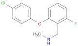 2-(4-Chlorophenoxy)-6-fluoro-N-methylbenzenemethanamine