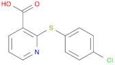 2-((4-Chlorophenyl)thio)nicotinic acid