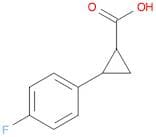 2-(4-fluorophenyl)cyclopropanecarboxylic acid
