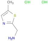 [(5-Methyl-1,3-thiazol-2-yl)methyl]amine dihydrochloride