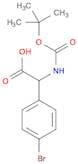 2-(4-Bromophenyl)-2-((tert-butoxycarbonyl)amino)acetic acid