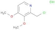 2-Chloromethyl-3,4-dimethoxy pyridine, HCl