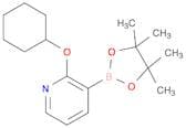 2-Cyclohexyloxypyridine-3-boronic acid, pinacol ester
