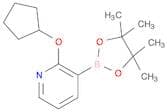 2-(Cyclopentyloxy)pyridine-3-boronic acid, pinacol ester