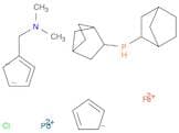 2-(Dimethylaminomethyl)ferrocen-1-yl-palladium(II) chloride Dinorbornylphosphine Complex