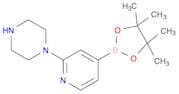 1-(4-(4,4,5,5-Tetramethyl-1,3,2-dioxaborolan-2-yl)pyridin-2-yl)piperazine