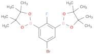 5-Bromo-2-fluoro-1,3-phenylenediboronic acid, pinacol ester