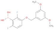 (3-((3,5-Dimethoxybenzyl)oxy)-2,6-difluorophenyl)boronic acid
