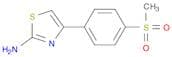 4-[4-(Methylsulfonyl)phenyl]-1,3-thiazol-2-ylamine