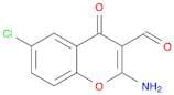 2-amino-6-chloro-4-oxo-4H-chromene-3-carbaldehyde