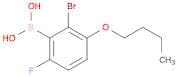 2-Bromo-3-butoxy-6-fluorophenylboronic acid