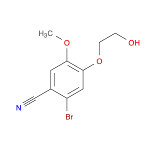 2-Bromo-4-(2-hydroxyethoxy)-5-methoxybenzonitrile