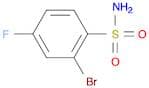 2-Bromo-4-fluorobenzenesulfonamide