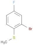 (2-Bromo-4-fluorophenyl)(methyl)sulfane