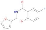 N-(Furan-2-ylmethyl) 2-bromo-5-fluorobenzamide