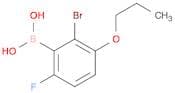 (2-Bromo-6-fluoro-3-propoxyphenyl)boronic acid