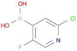 (2-chloro-5-fluoropyridin-4-yl)boronic acid