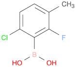 2-Chloro-6-fluoro-5-methylphenylboronic acid