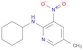 2-Cyclohexylamino-5-methyl-3-nitropyridine