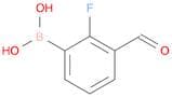 (2-Fluoro-3-formylphenyl)boronic acid