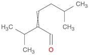 (2E)-5-methyl-2-(propan-2-yl)hex-2-enal