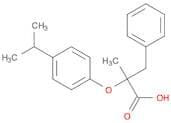 2-(4-Isopropylphenoxy)-2-methyl-3-phenylpropanoic acid