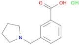 3-(Pyrrolidin-1-ylmethyl)benzoic acid, HCl