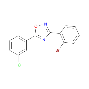 3-(2-Bromophenyl)-5-(3-chlorophenyl)-1,2,4-oxadiazole