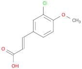 (2E)-3-(3-Chloro-4-methoxyphenyl)acrylic acid