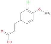 3-(3-Chloro-4-methoxyphenyl)propanoic acid