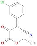 3-(3-Chloro-phenyl)-3-cyano-2-oxo-propionic acid ethyl ester