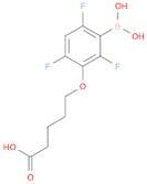 3-(4-Carboxybutoxy)-2,4,6-trifluorophenylboronic acid