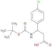 3-((tert-Butoxycarbonyl)amino)-3-(4-chlorophenyl)propanoic acid
