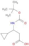 3-((tert-Butoxycarbonyl)amino)-3-cyclopropylpropanoic acid
