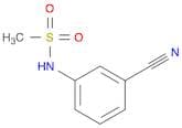 N-(3-cyanophenyl)methanesulfonamide